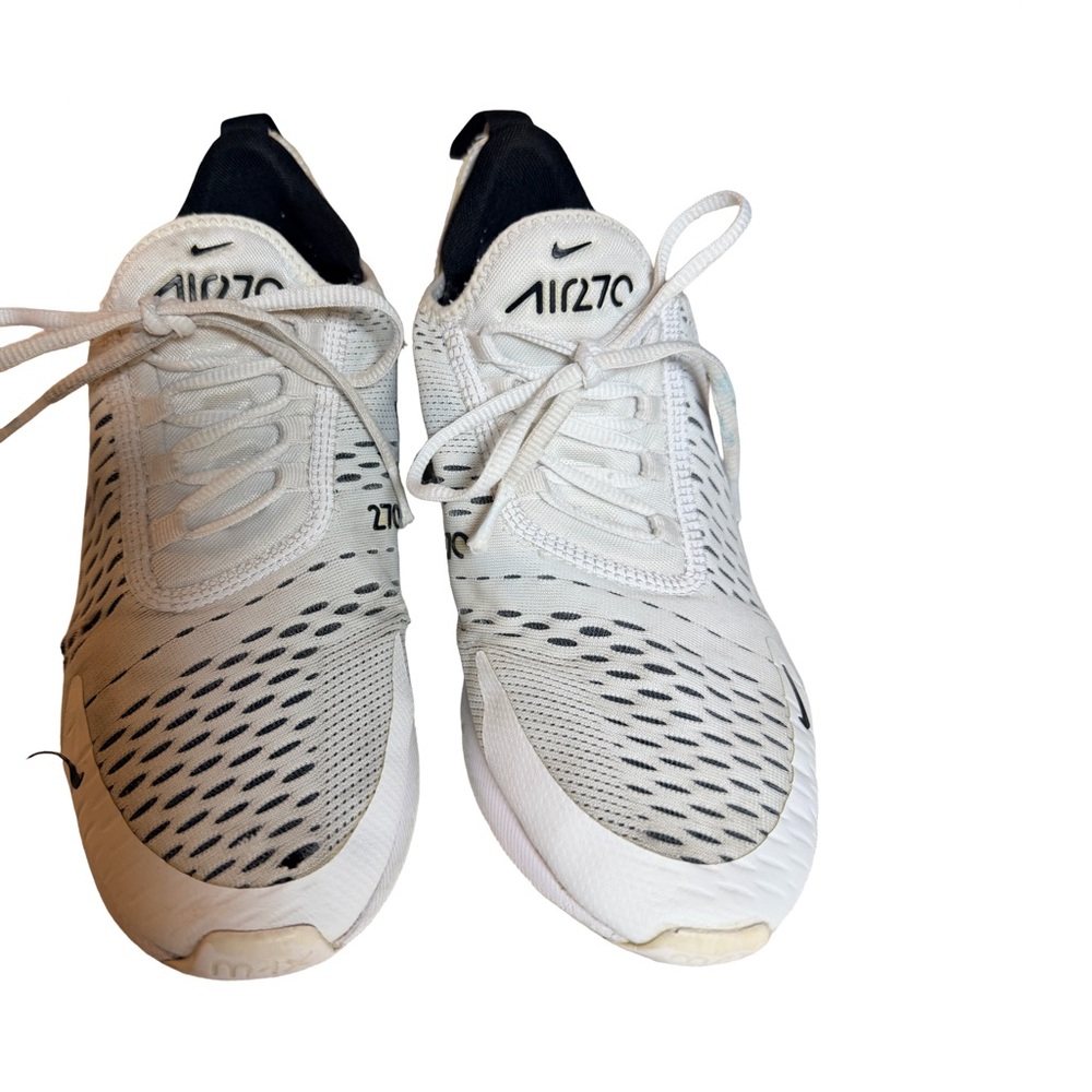 Nike Air Max 270 White and Black Sneakers‎